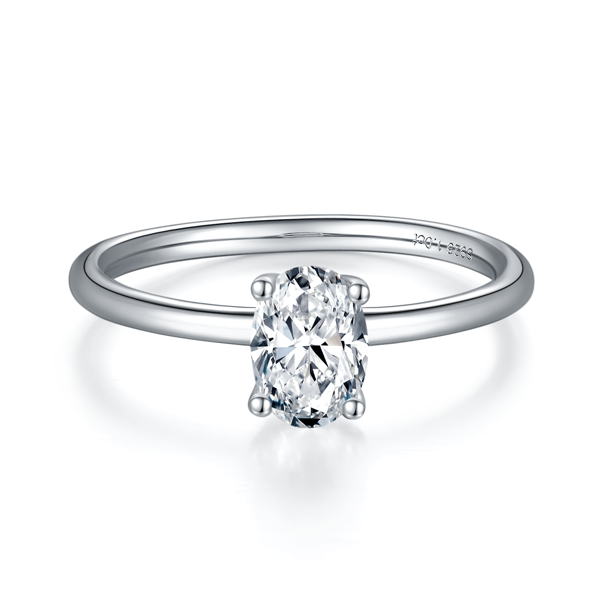 Classic Oval Elegance  1.0ct